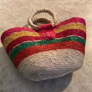 Girls Straw Bag  